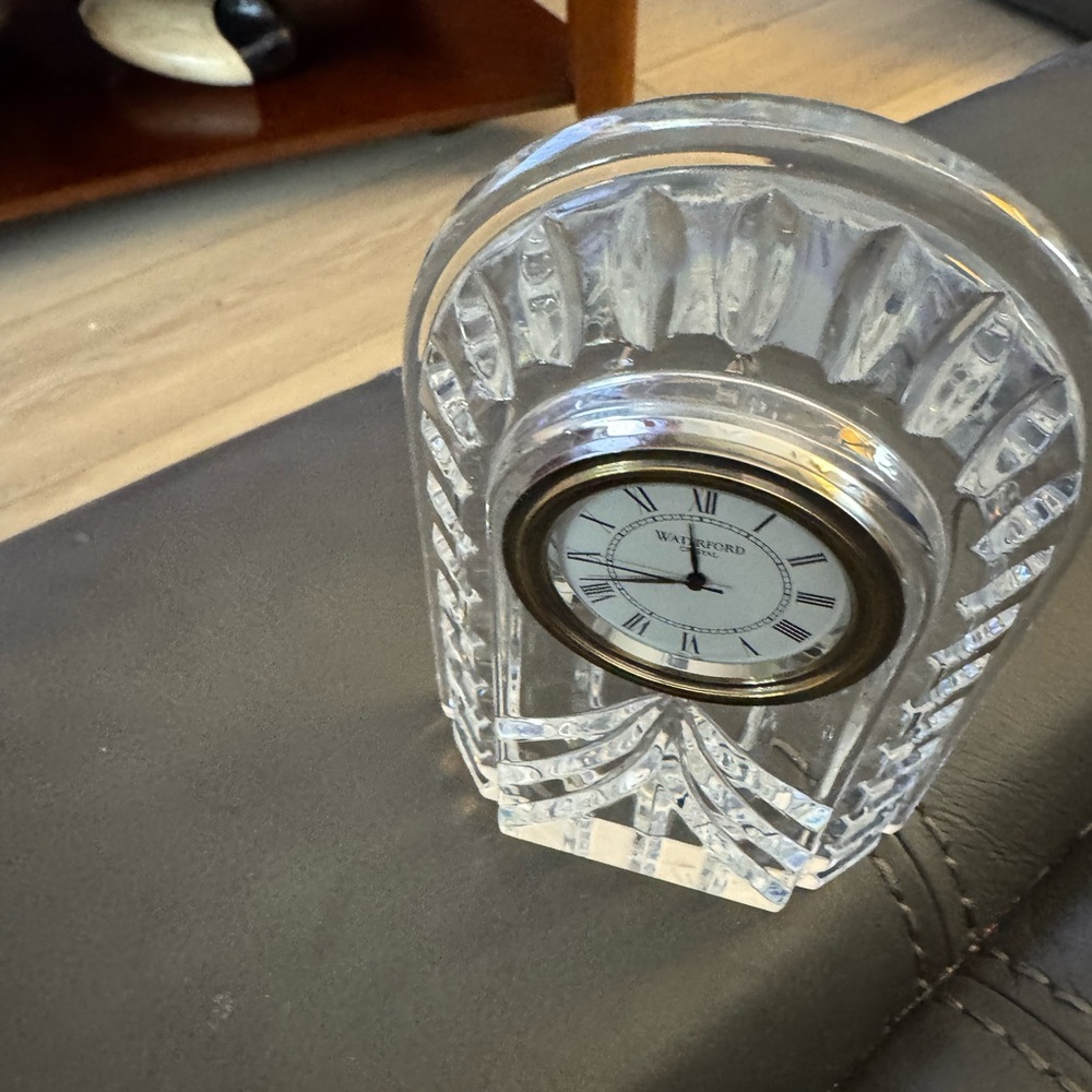 Waterford Crystal desk clock